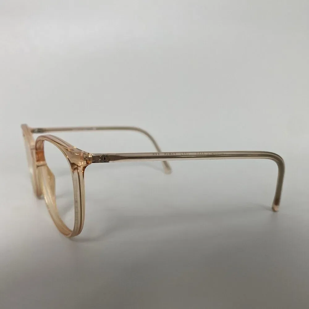 CHANEL 3282 c. 1681 Beige Crystal Eyeglass Frames 52 18 140 Italy Women’s
